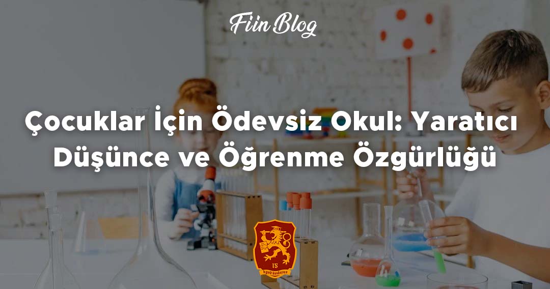 Çocuklar İçin Ödevsiz Okul: Yaratıcı Düşünce ve Öğrenme Özgürlüğü