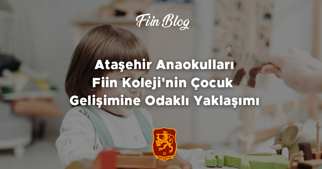 Ataşehir Anaokulları: Fiin Koleji'nin Çocuk Gelişimine Odaklı Yaklaşımı